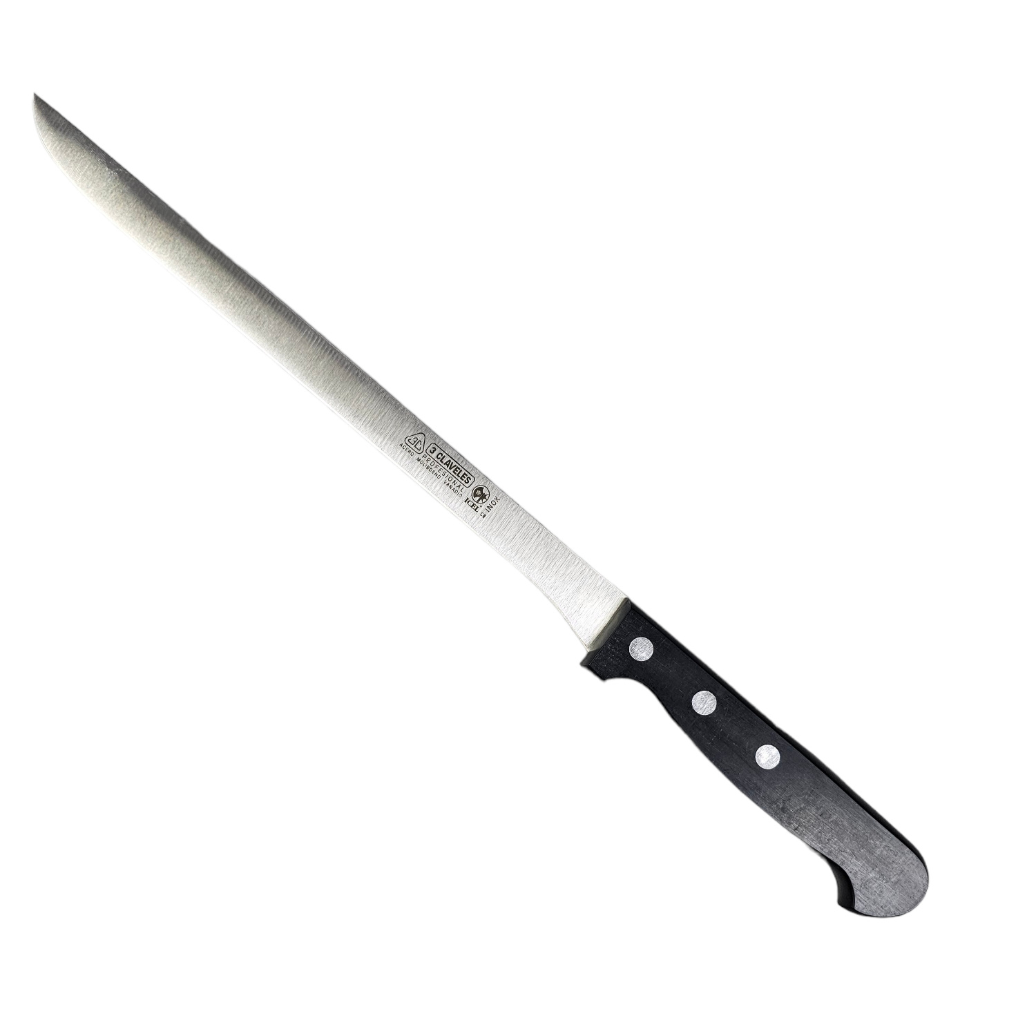 Cuchillo 3 Claveles Jamonero 9 Pulgadas
