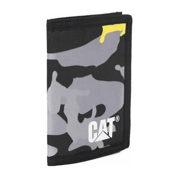 Billetera CAT Riley Camuflaje Gris