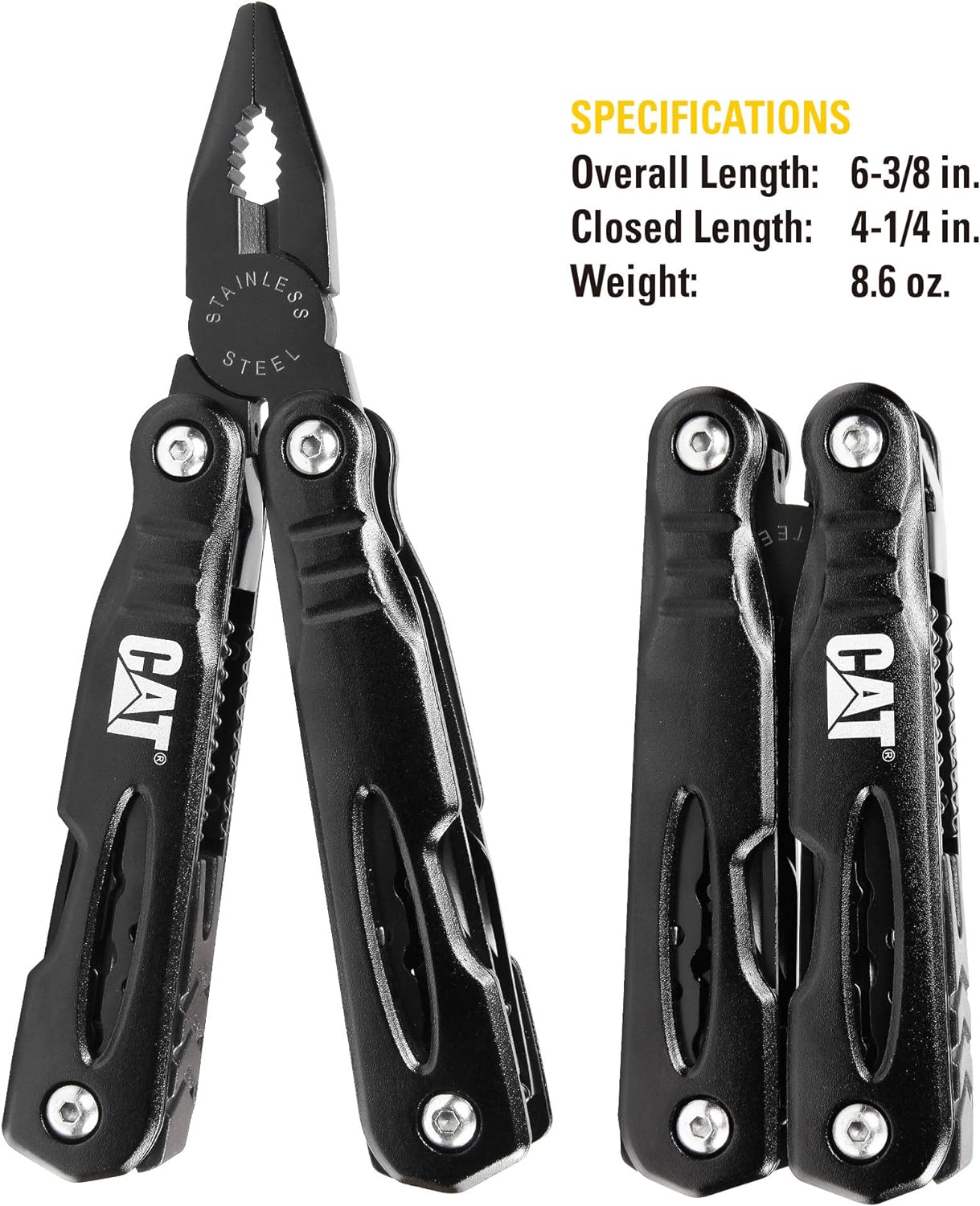 Multiherramienta CAT 980021 13 en 1 Negra