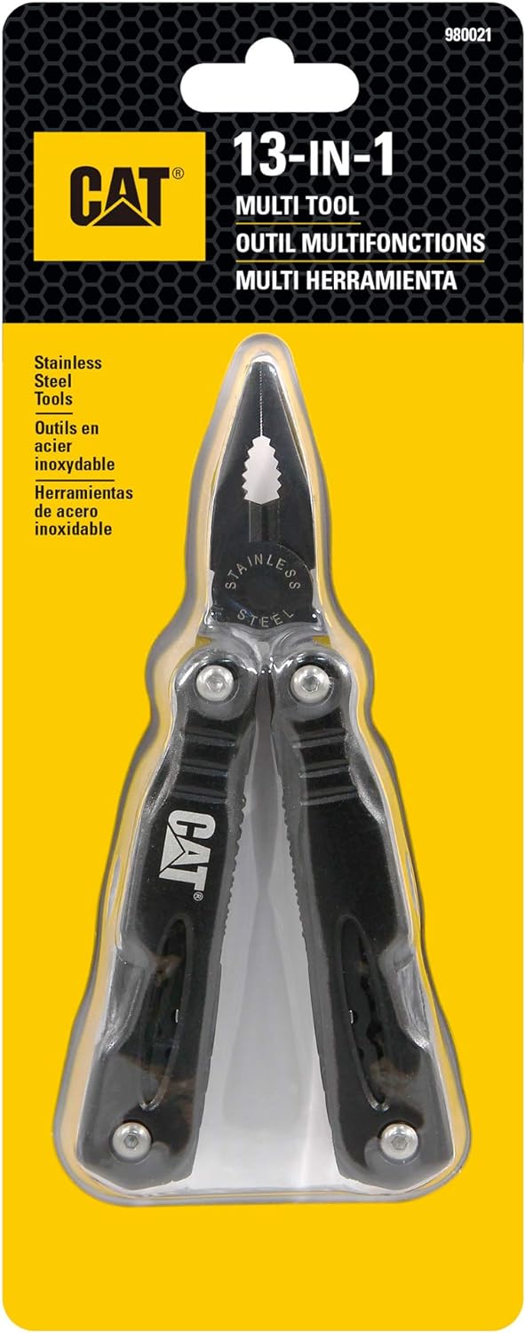 Multiherramienta CAT 980021 13 en 1 Negra