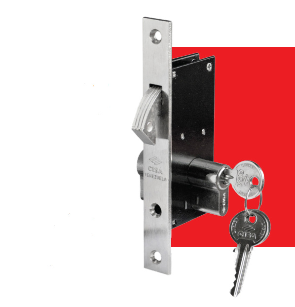 Cerradura Cisa Embutir 30mm Gancho