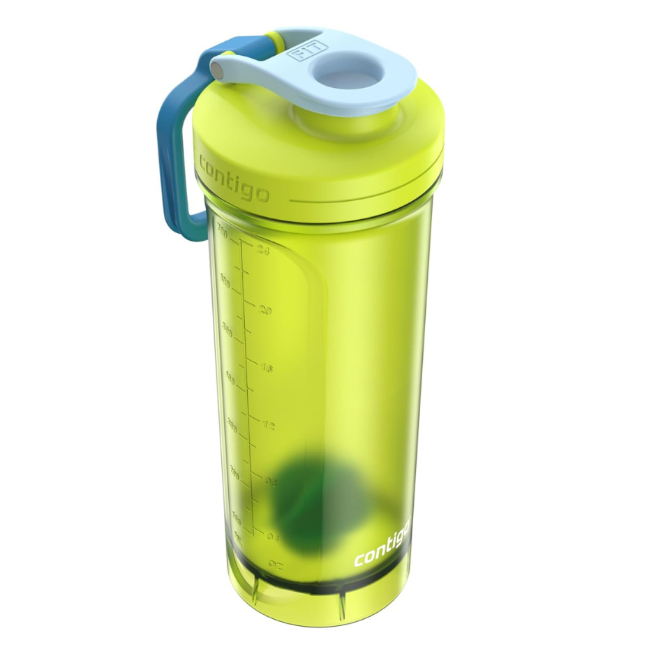 Envase Contigo Shake Go Fit Mixer 28 Oz Verde