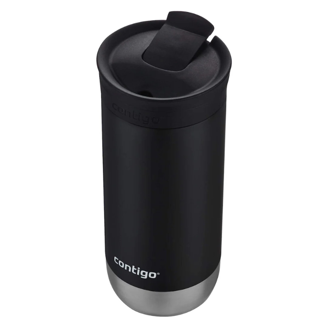 Termo Contigo Huron Snapseal 16 Oz Negro