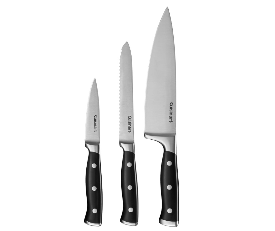 Kit de 3 Cuchillos Cuisinart Forjado