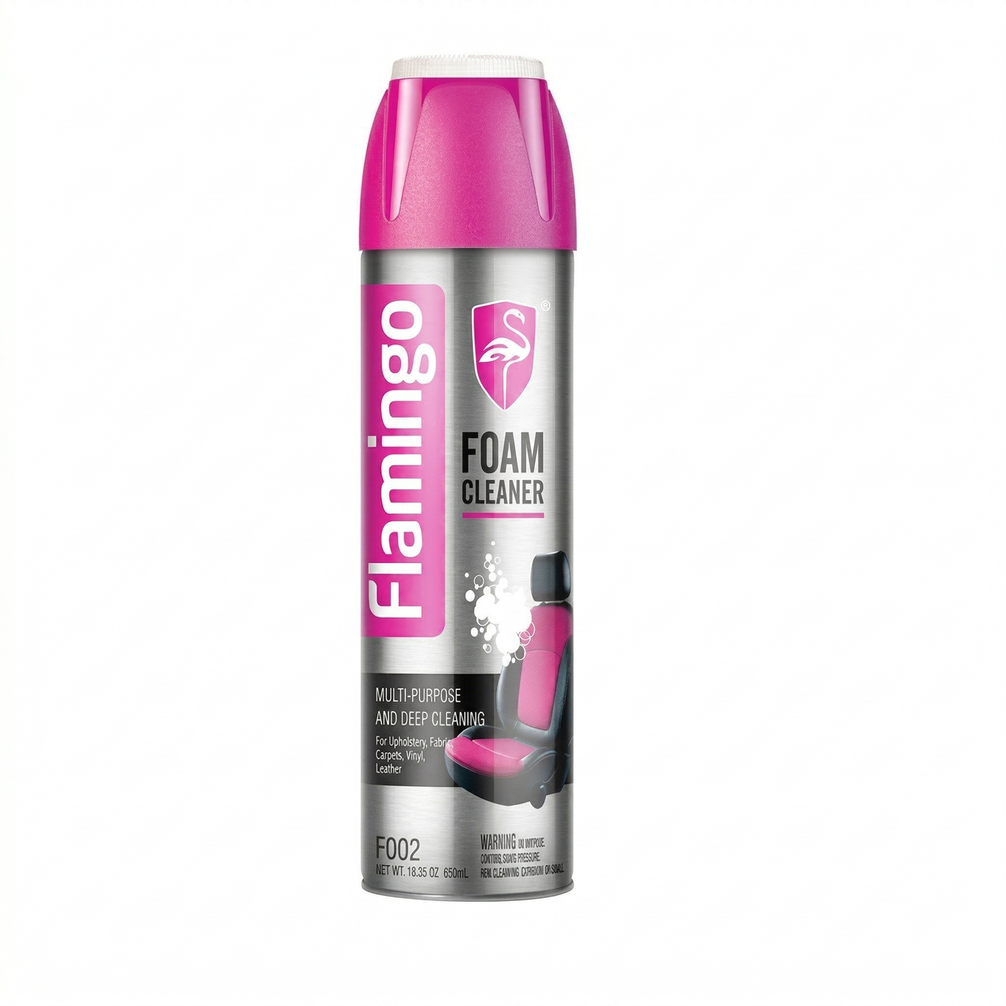 Limpia Tapicería con Cepillo Flamingo 650ml