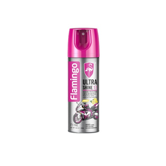 Silicon Protector y Brillante Flamingo para Motos Ultra Shine