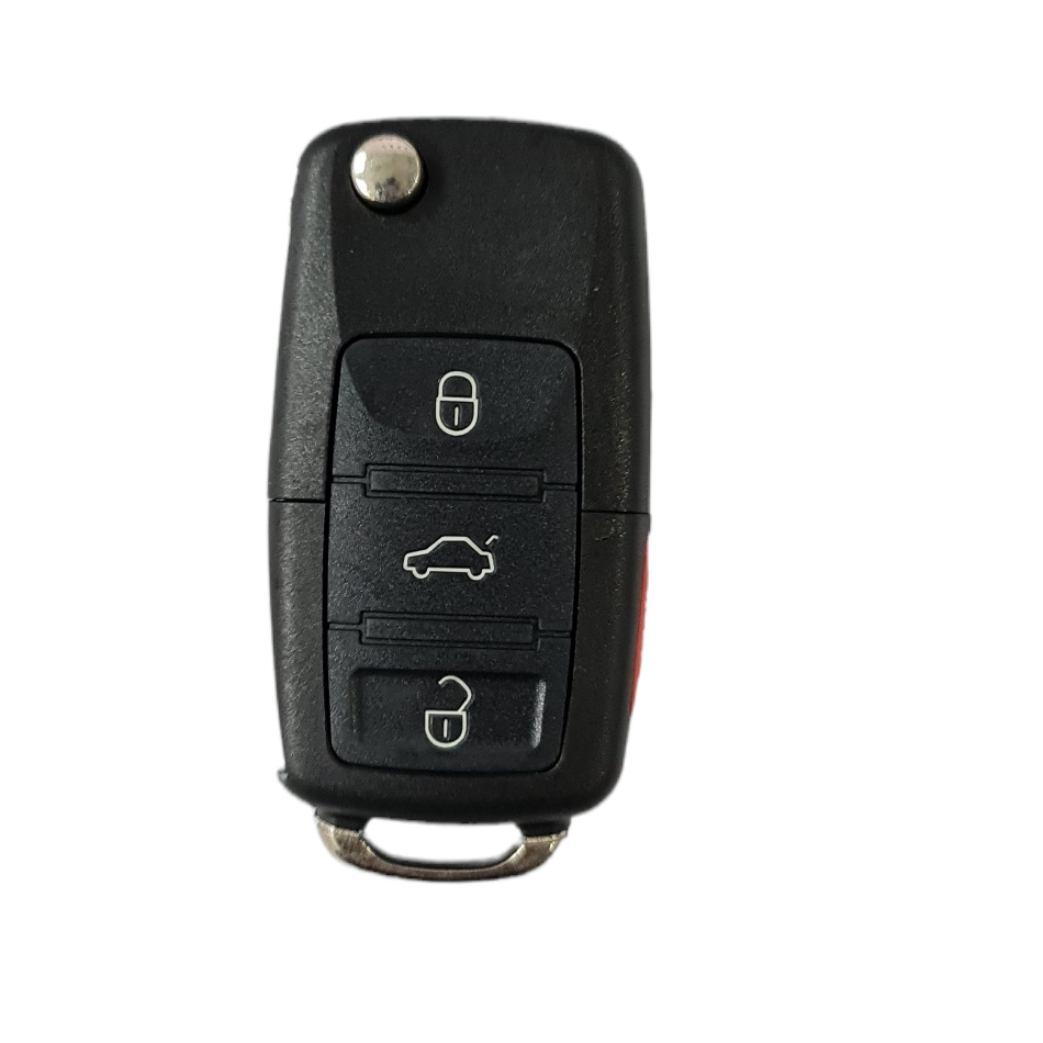 Llave KD tipo VW proximidad 3 botones más pánico