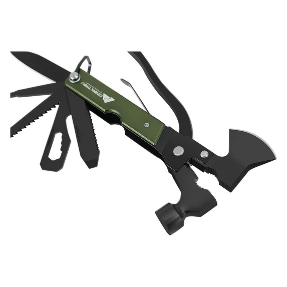 Multiherramienta Ozark Tipo Martillo 19 en 1 Con Estuche