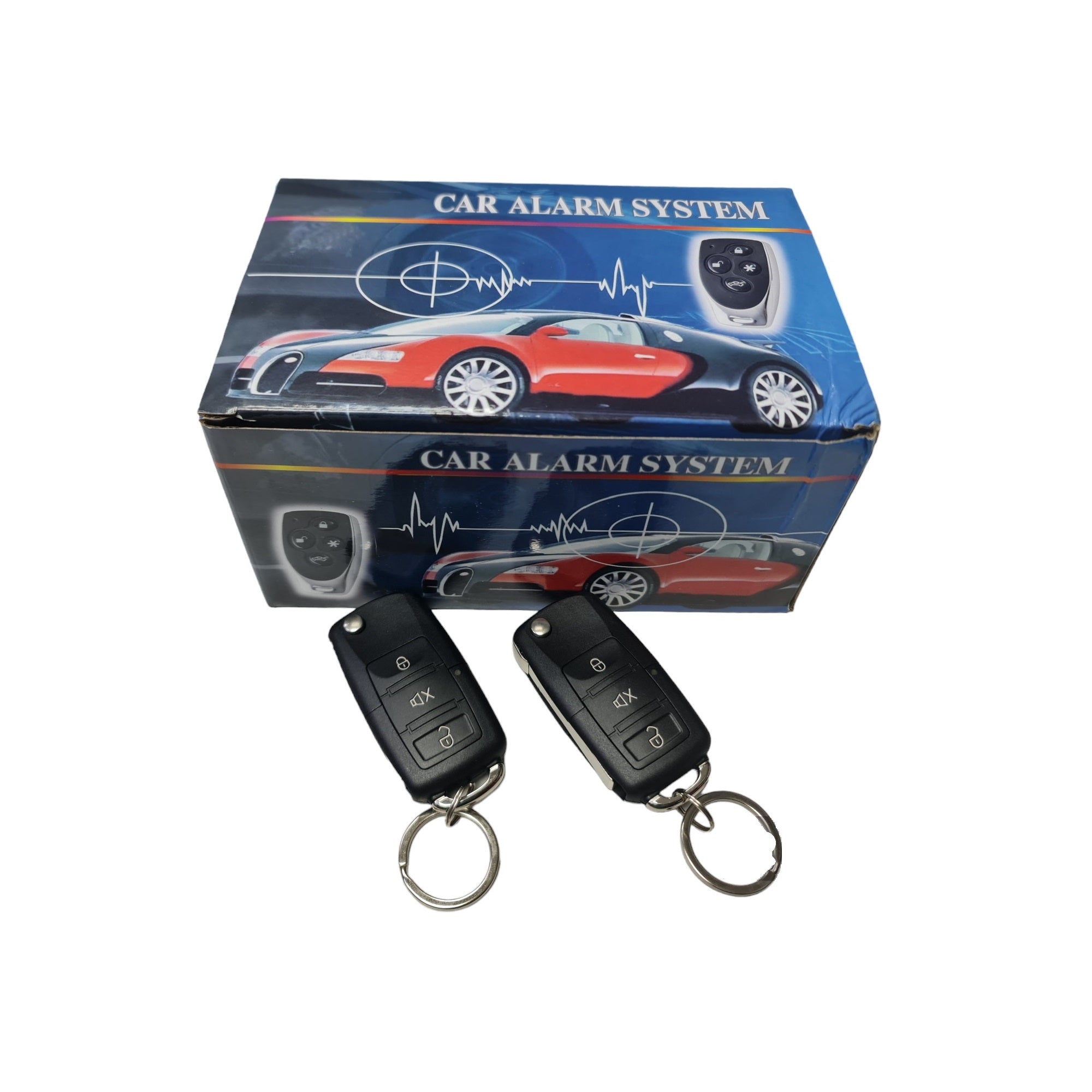 Alarma con llave navaja Car Alarm System T368