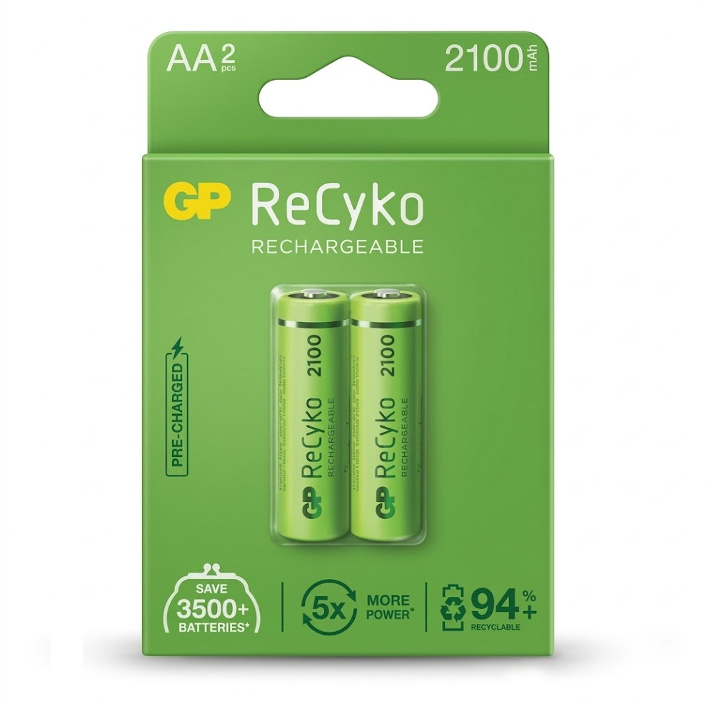 Bateria GP AA Recargable 2100 mAh