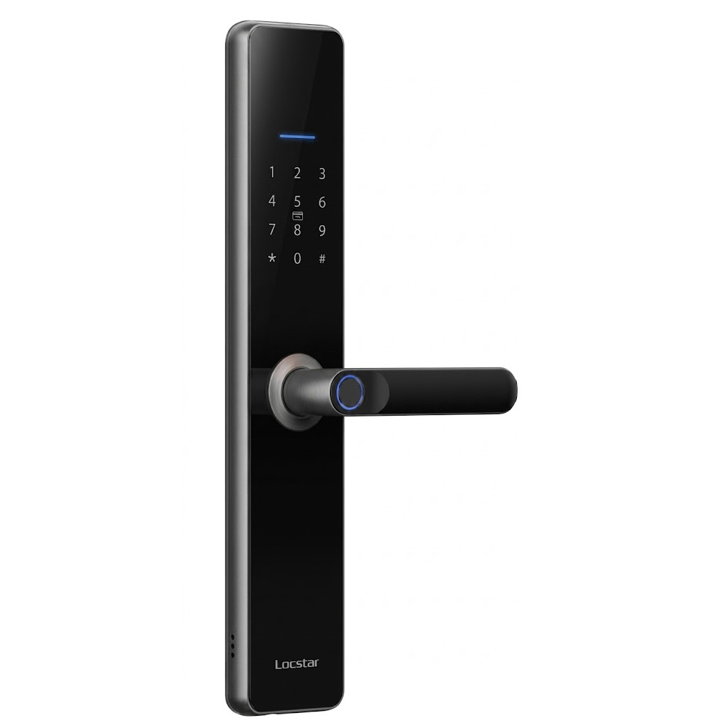 Cerradura Electronica Locstar A-61 con Huella Dactilar, WIFI,  Bluetooth y RFID