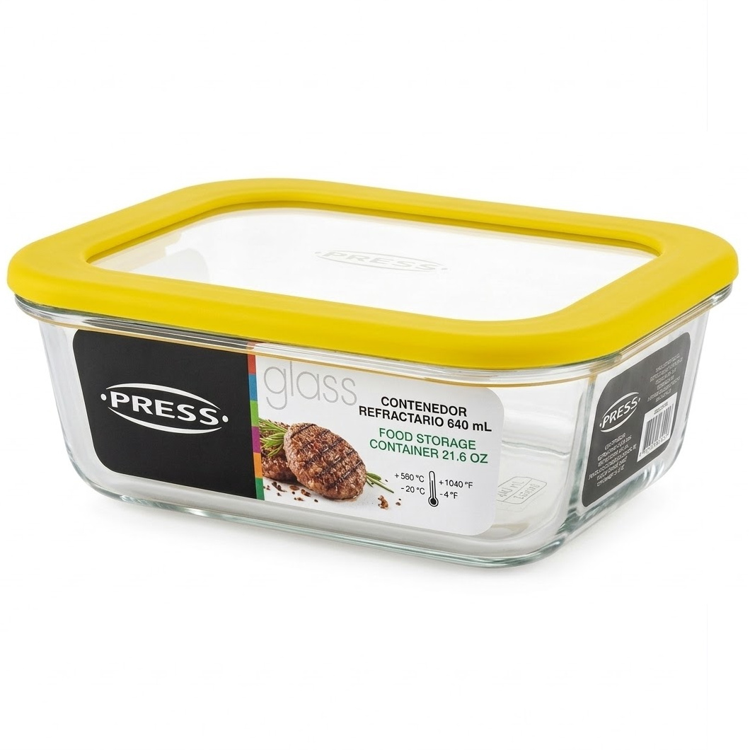 Envase Press de Vidrio Hermetico 640ml