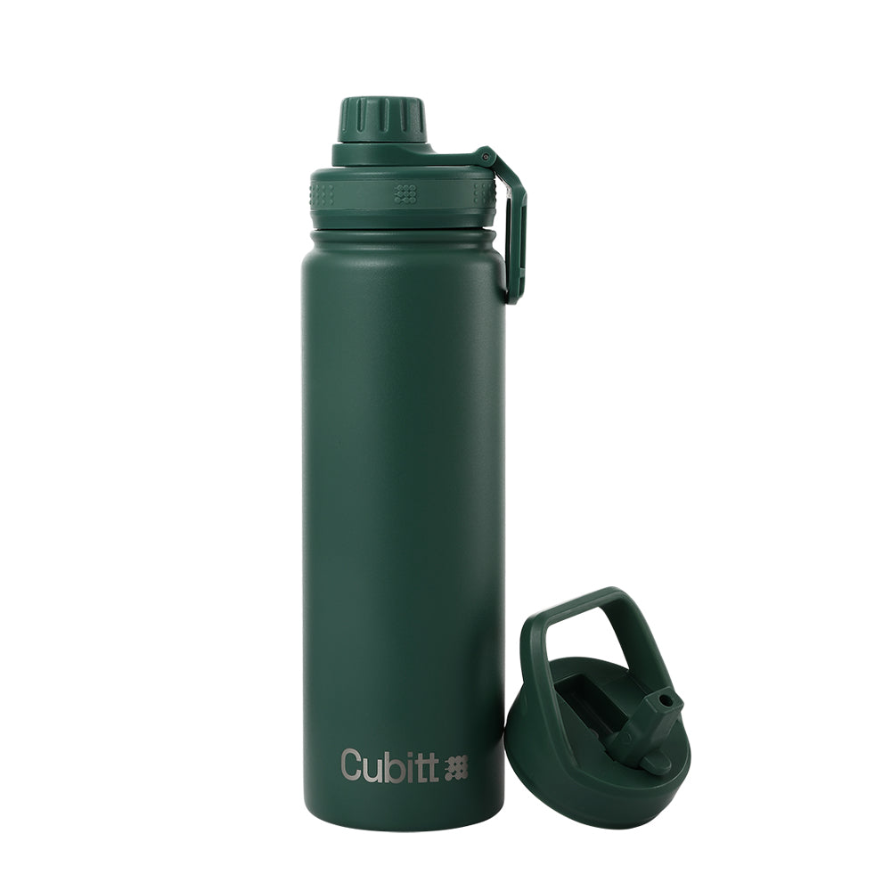 Envase Termico Cubitt Hydro Bottle Deepest Green Verde 24 oz 709ml