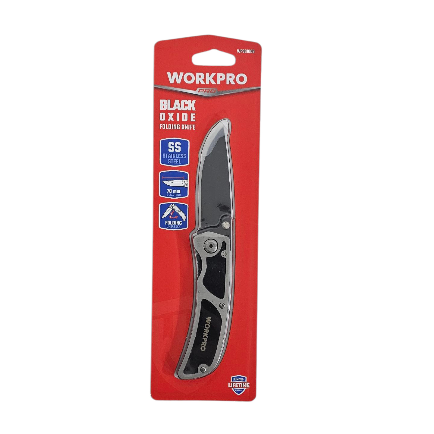 Navaja WorkPro Plegable de 8 Pulgadas