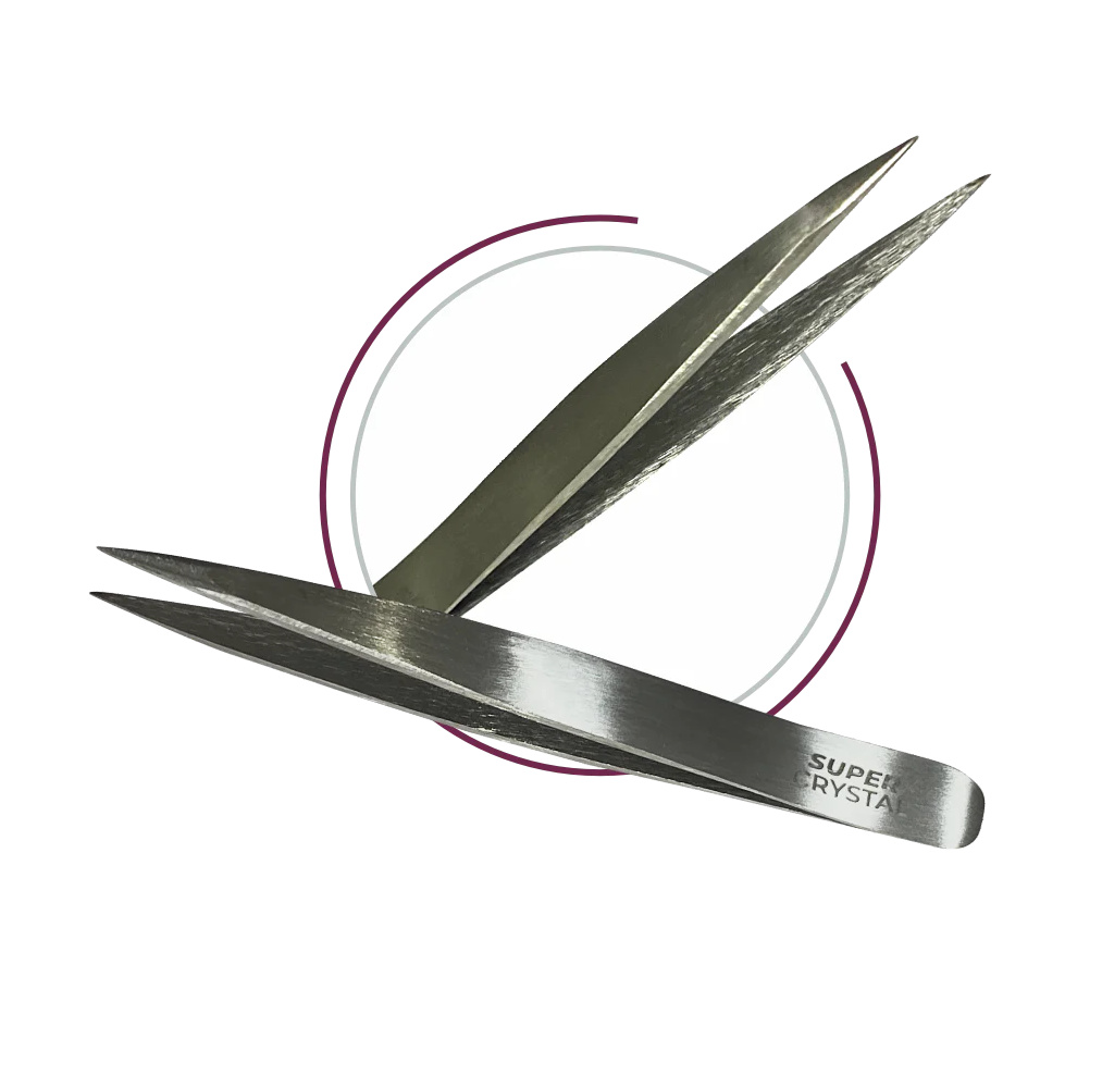 Pinzas de Cejas Super Crystal