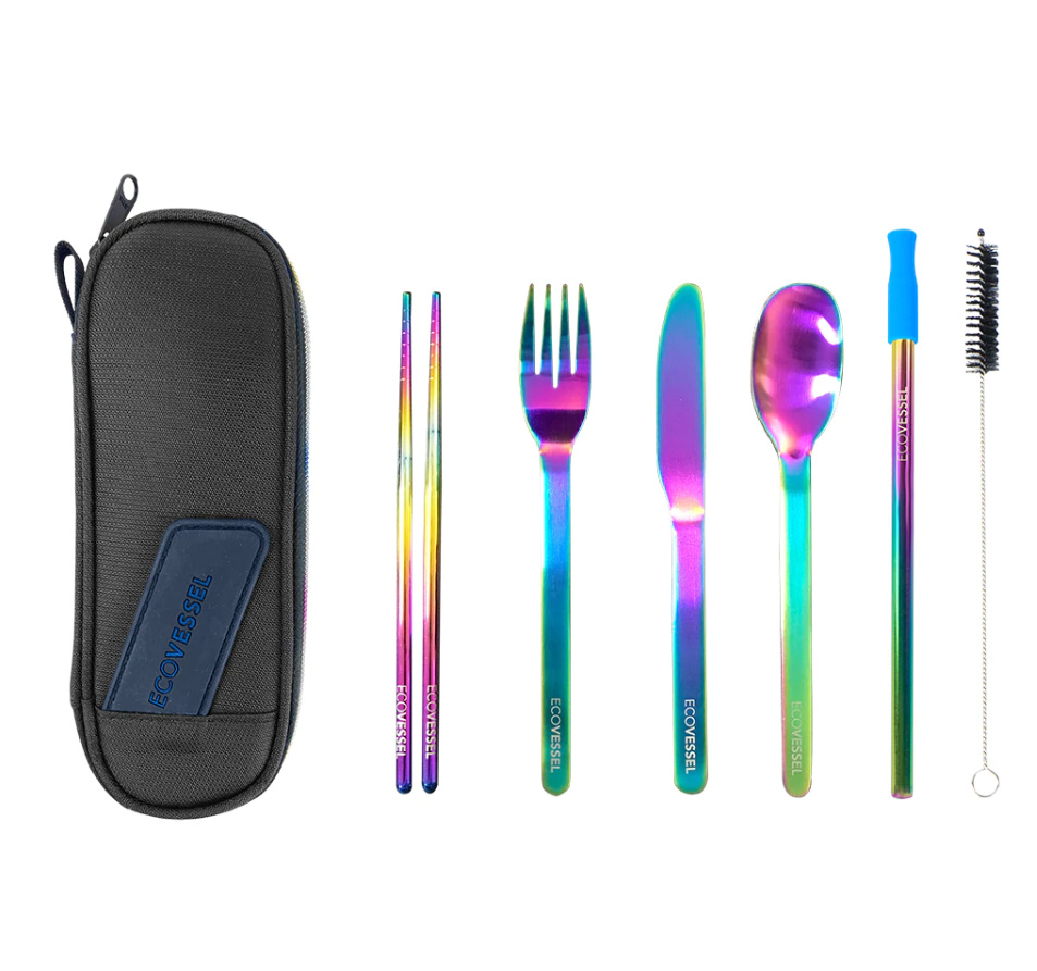 Set de Cubiertos Ecovessel para Viajero