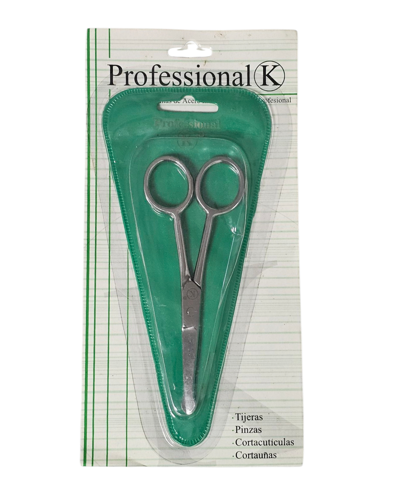 Tijera Professional K Punta redondeada para Cuidado Personal