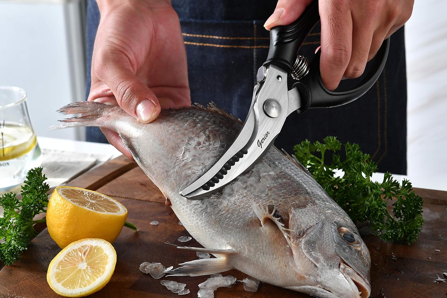 Tijera de Cocina Gerior Acero Inox