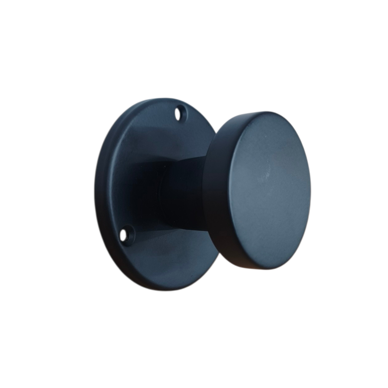 Tirador Ghidini para Puerta Pomo Fijo de Aluminio Negro