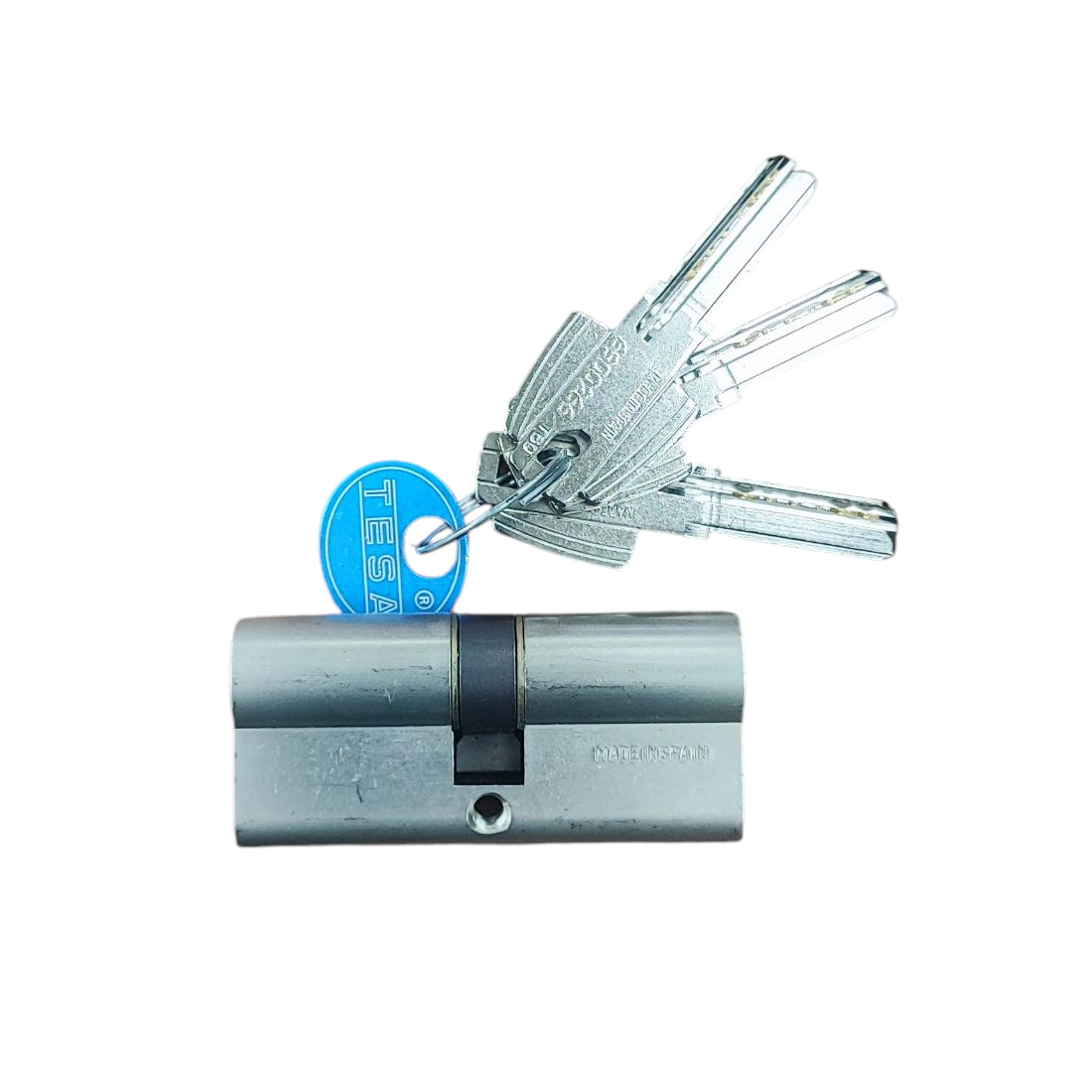 Cilindro Tesa 70mm T60 con LLaves De Seguridad