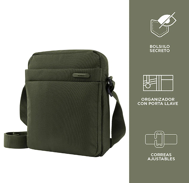 Bolso Cruzado Totto Wivy (Verde)