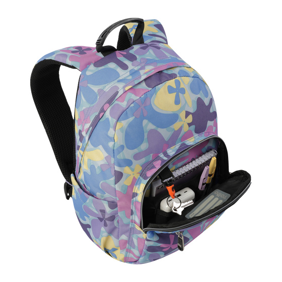 Mochila Totto Tempera Kids - Flores Hawainas