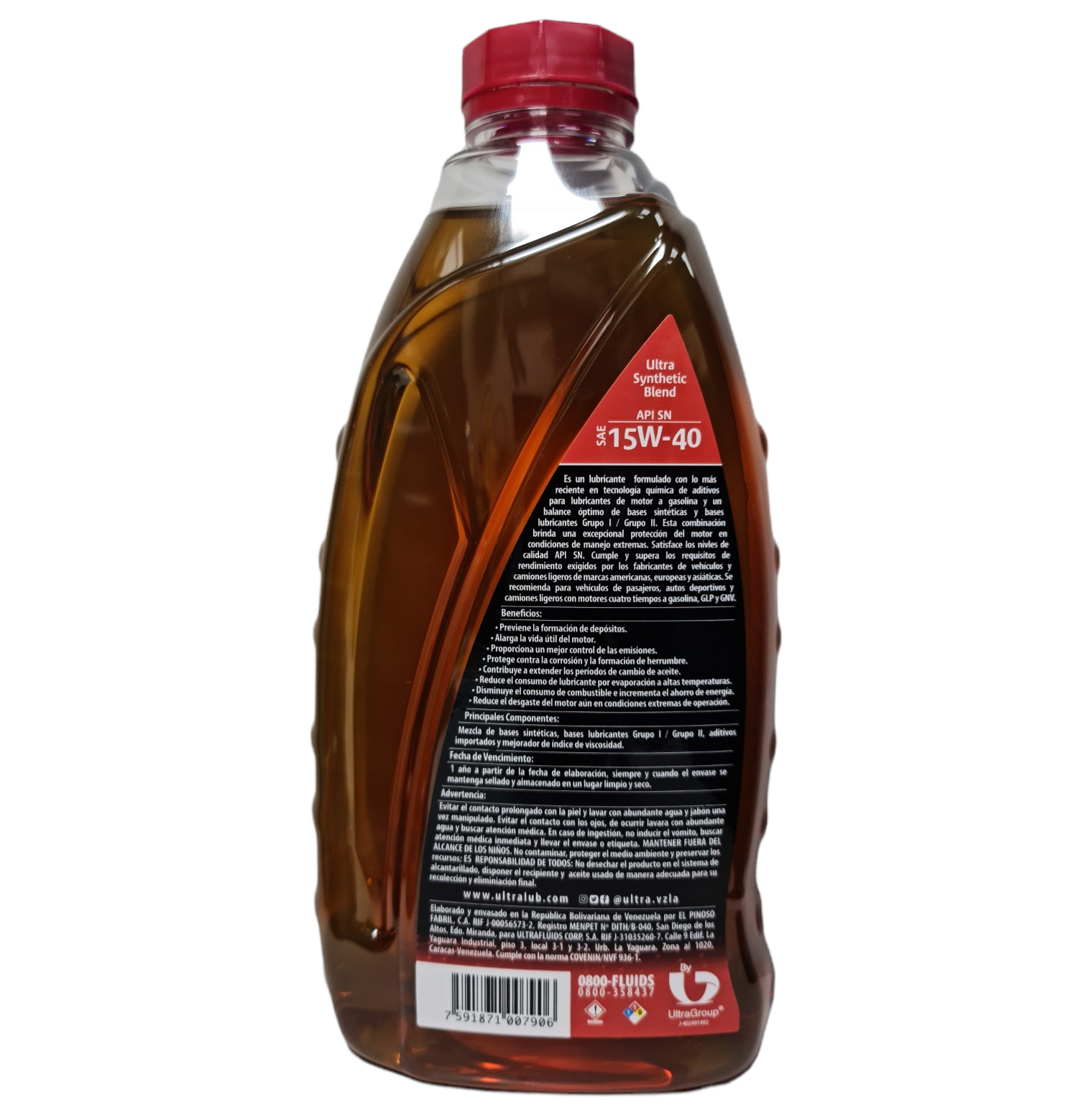Aceite Ultralub Semisintético 15w40