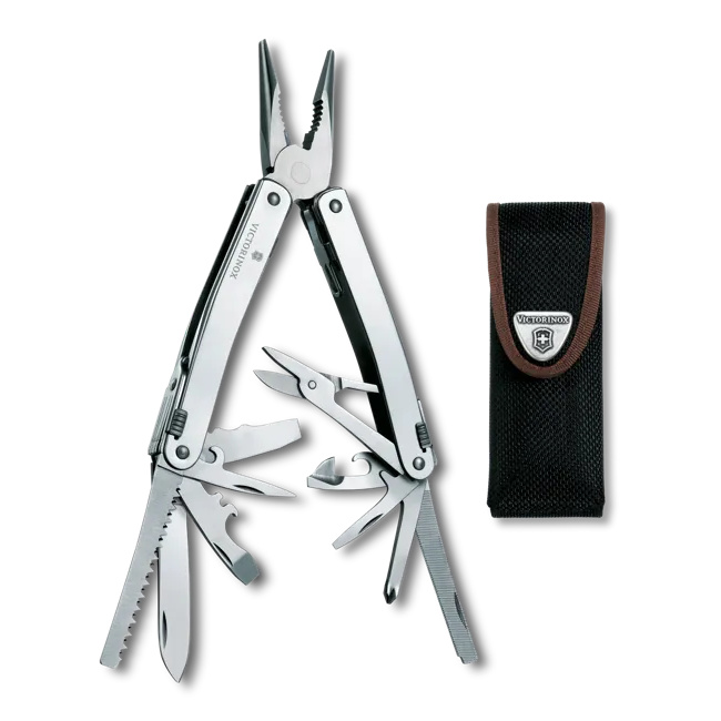 Multiherramienta Victorinox Swiss Tool Spirit X con Forro de Nylon