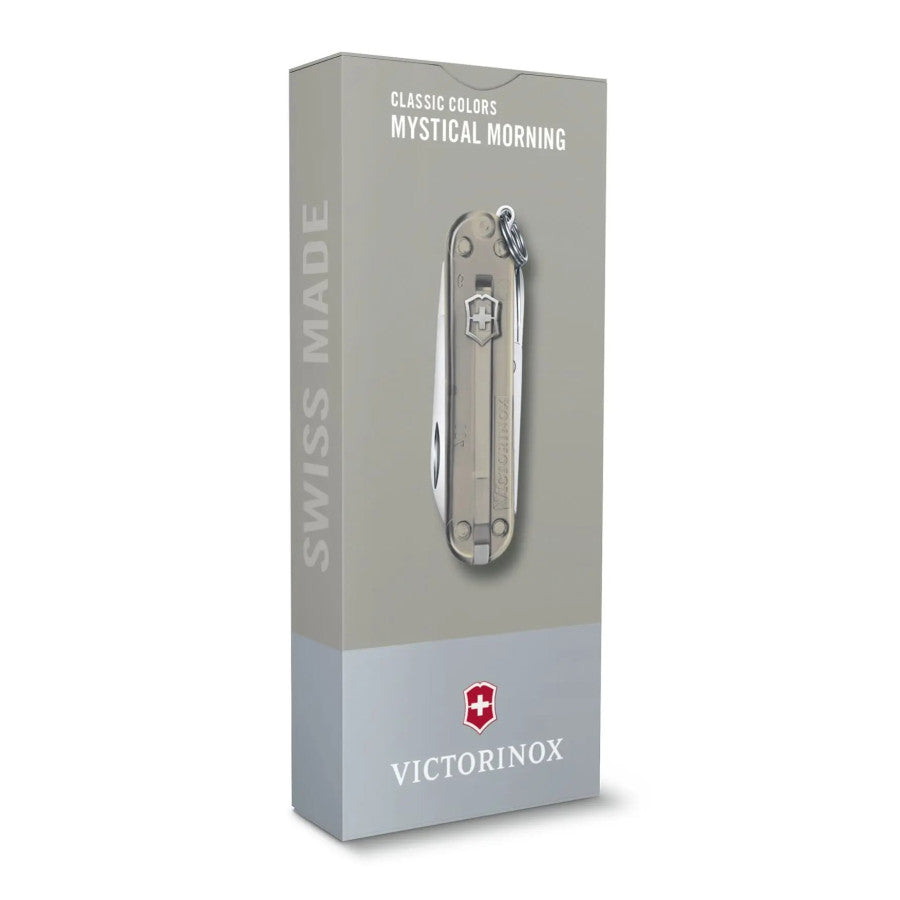 Navaja Victorinox Mini - En Caja de Regalo - Gris Traslucido Mystical Morning
