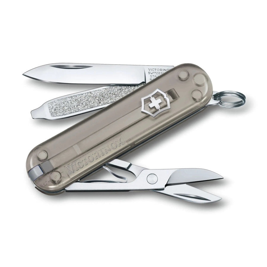 Navaja Victorinox Mini - En Caja de Regalo - Gris Traslucido Mystical Morning