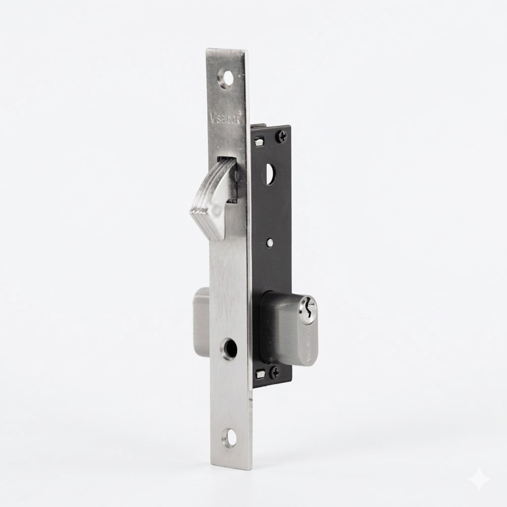Cerradura Visalock Embutir 16mm Gancho Cilindro completo Napoli