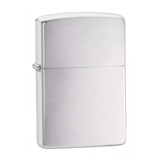 Encendedor Zippo Acero Cromado Cepillado