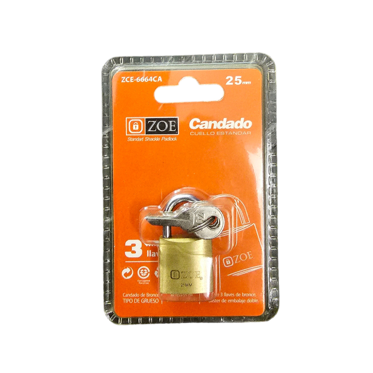 Candado Zoe de Arco 25mm